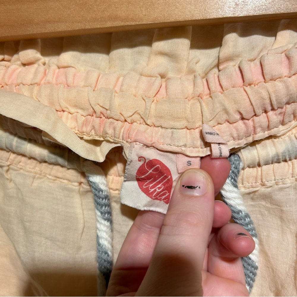Anthropologie Cream Wide Leg Pants - Picture 7 of 8